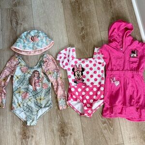 Disney Minnie Mouse Moana Swim bundle